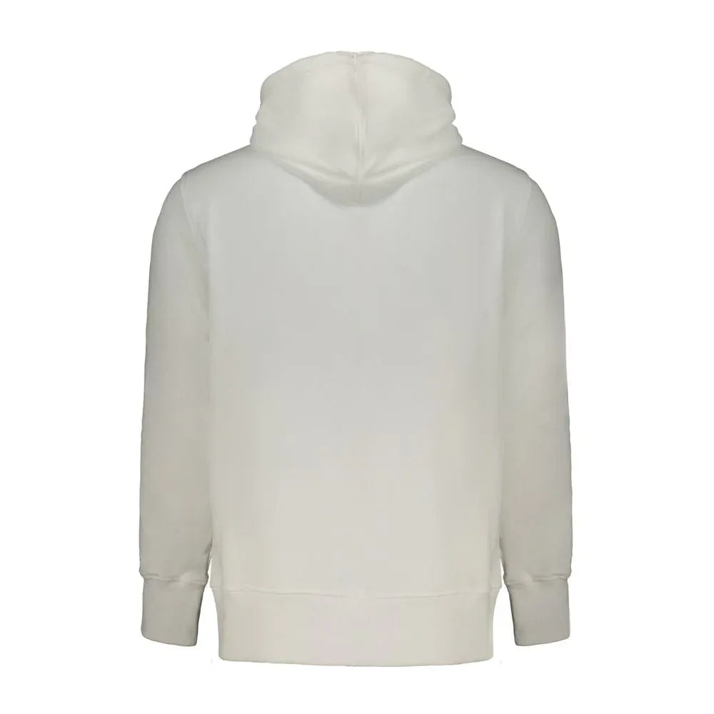 Calvin Klein White Cotton Men's Hooded Sweatshirt - Zeiniez
