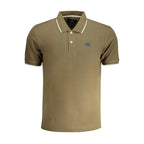 La Martina Verde Cotton Men Polo Shirt - Zeiniez