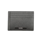 Calvin Klein Black Leather Mens Wallet Holder - Zeiniez