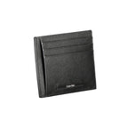 Calvin Klein Black Leather Mens Wallet Holder - Zeiniez