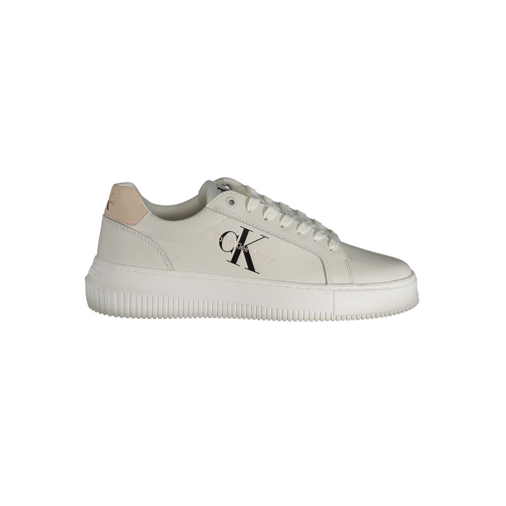 Calvin Klein Bianco Polyurethane Women Sneaker - Zeiniez