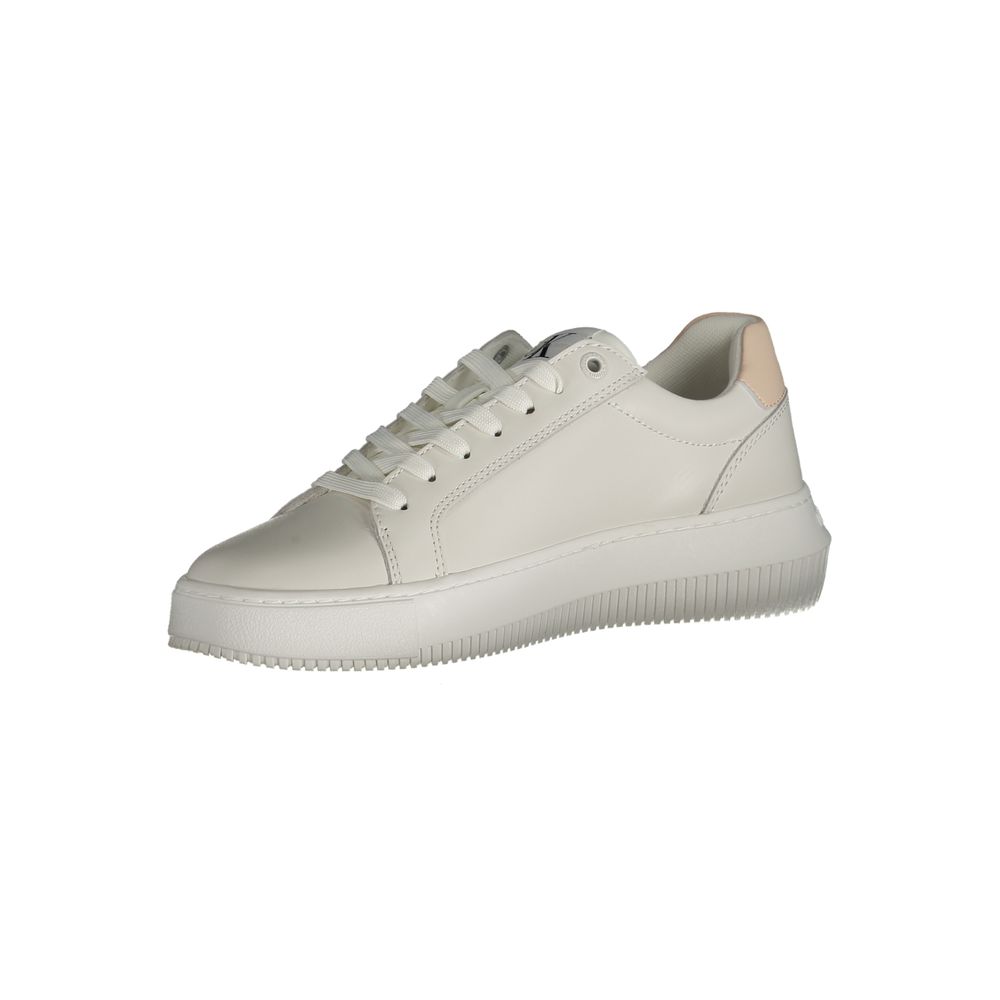 Calvin Klein Bianco Polyurethane Women Sneaker - Zeiniez