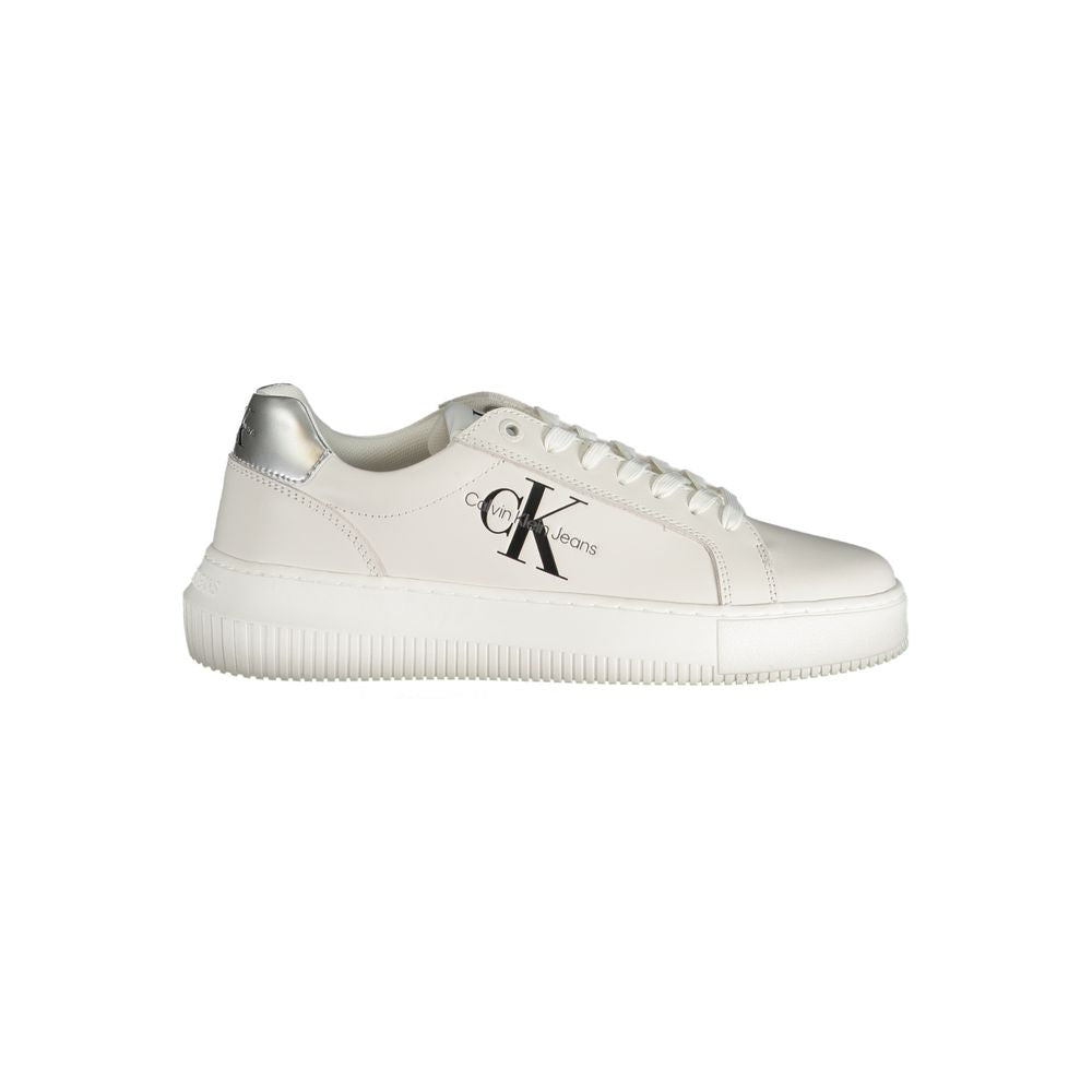 Calvin Klein Bianco Polyurethane Women Sneaker - Zeiniez
