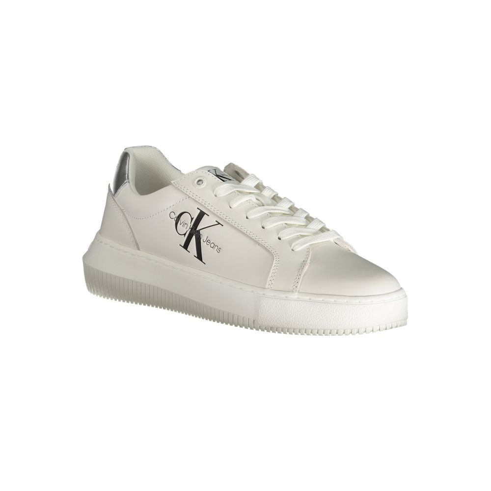 Calvin Klein Bianco Polyurethane Women Sneaker - Zeiniez