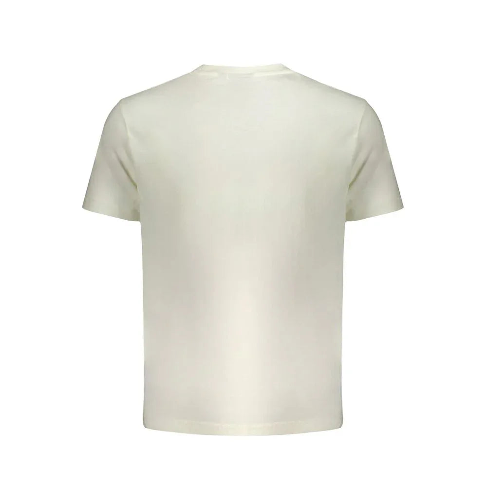 Wrangler Bianco Cotton Mens T-Shirt - Zeiniez