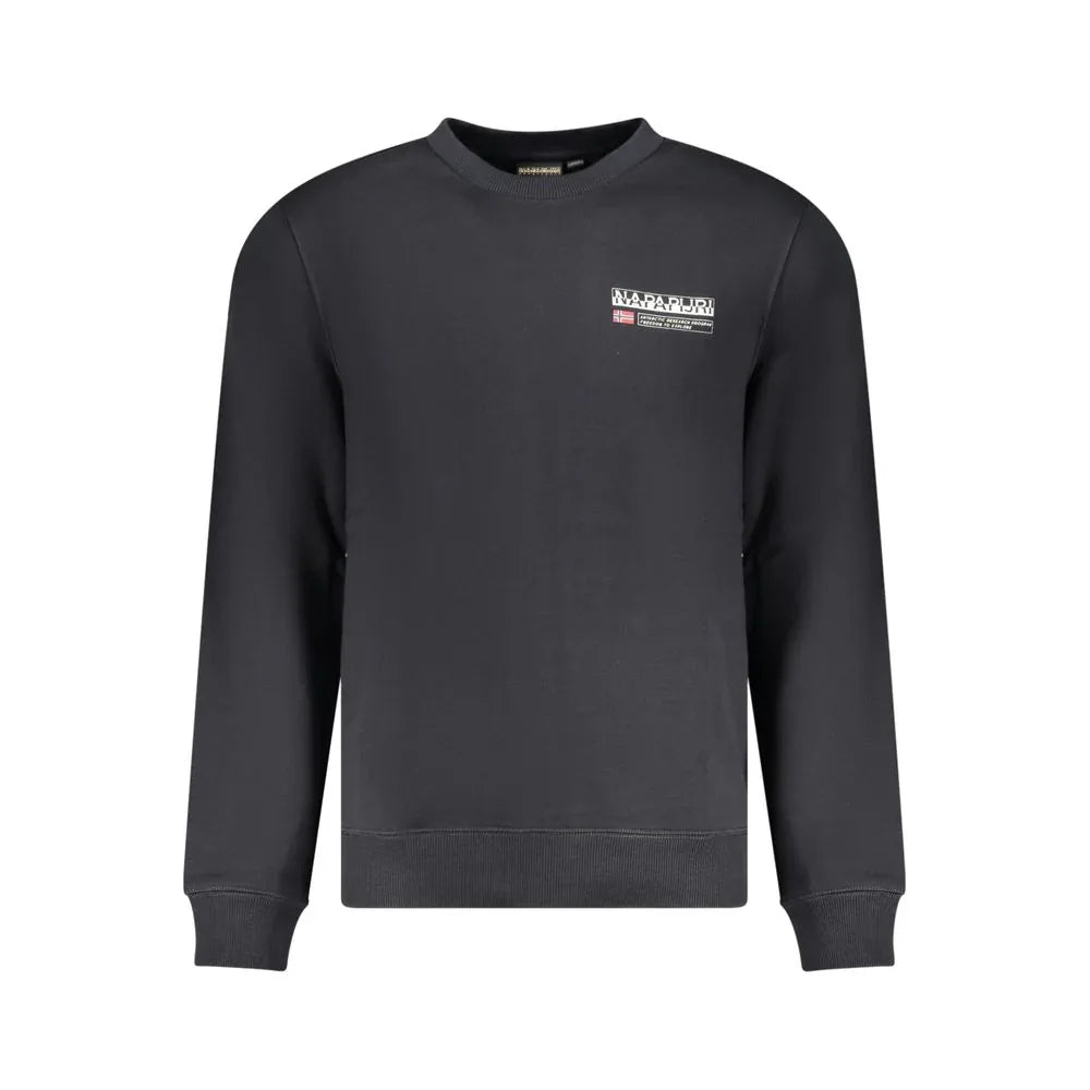 Napapijri Black Cotton Mens Sweatshirt - Zeiniez