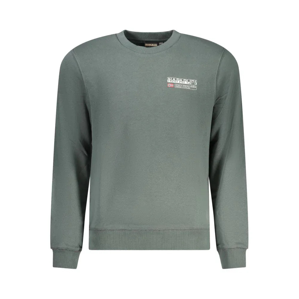 Napapijri Verde Cotton Men Sweatshirt - Zeiniez