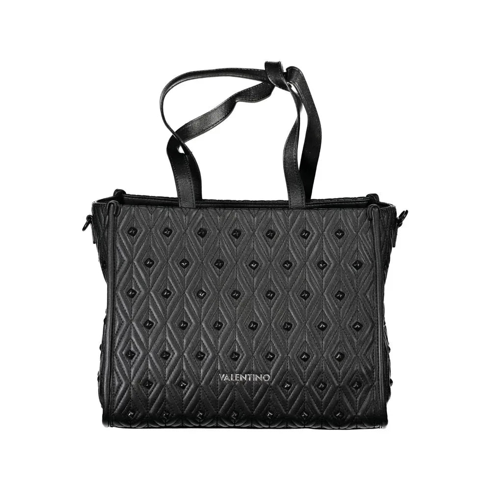 Mario Valentino Black Polyurethane Women Handbag - Zeiniez