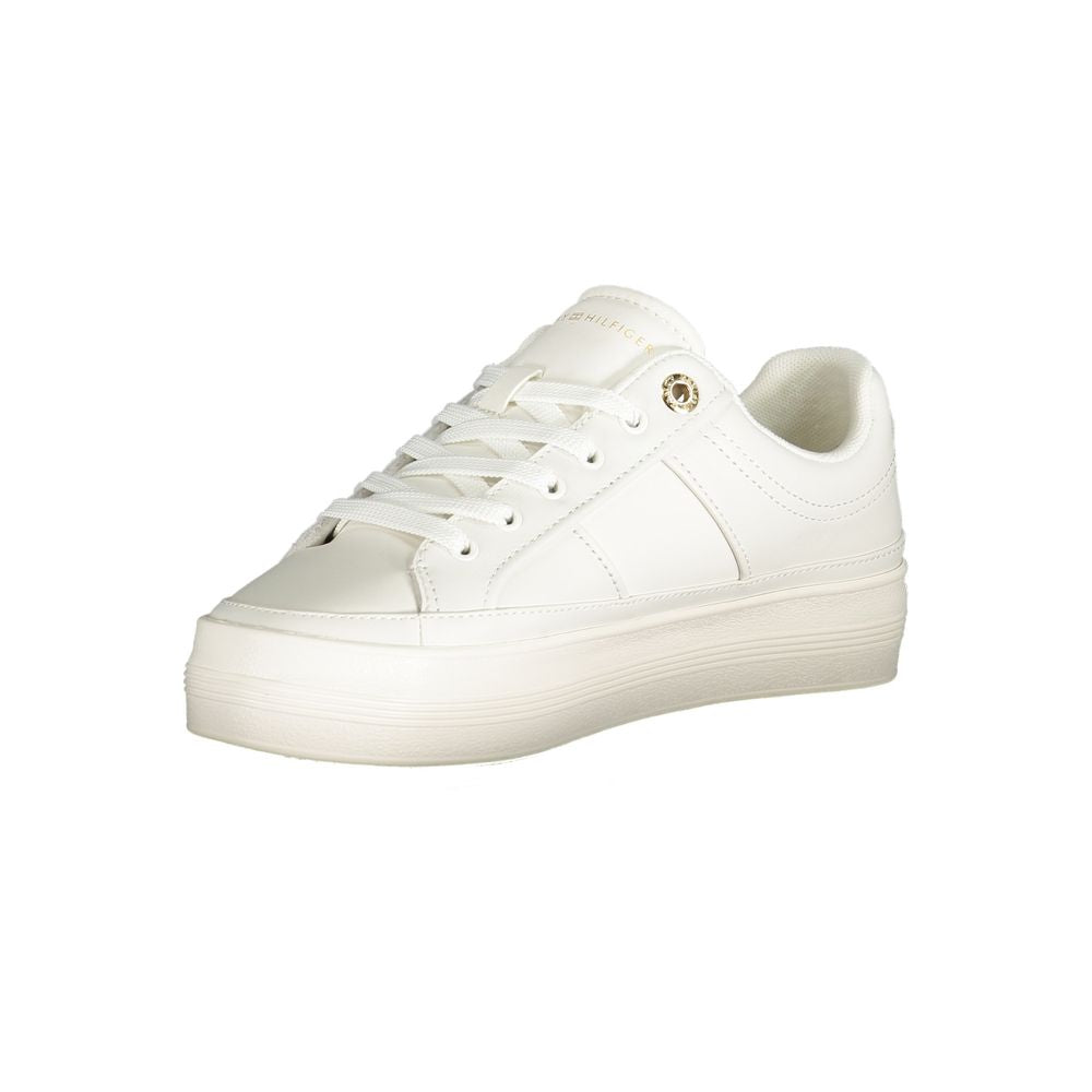 Tommy Hilfiger Bianco Polyurethane Women Sneaker - Zeiniez