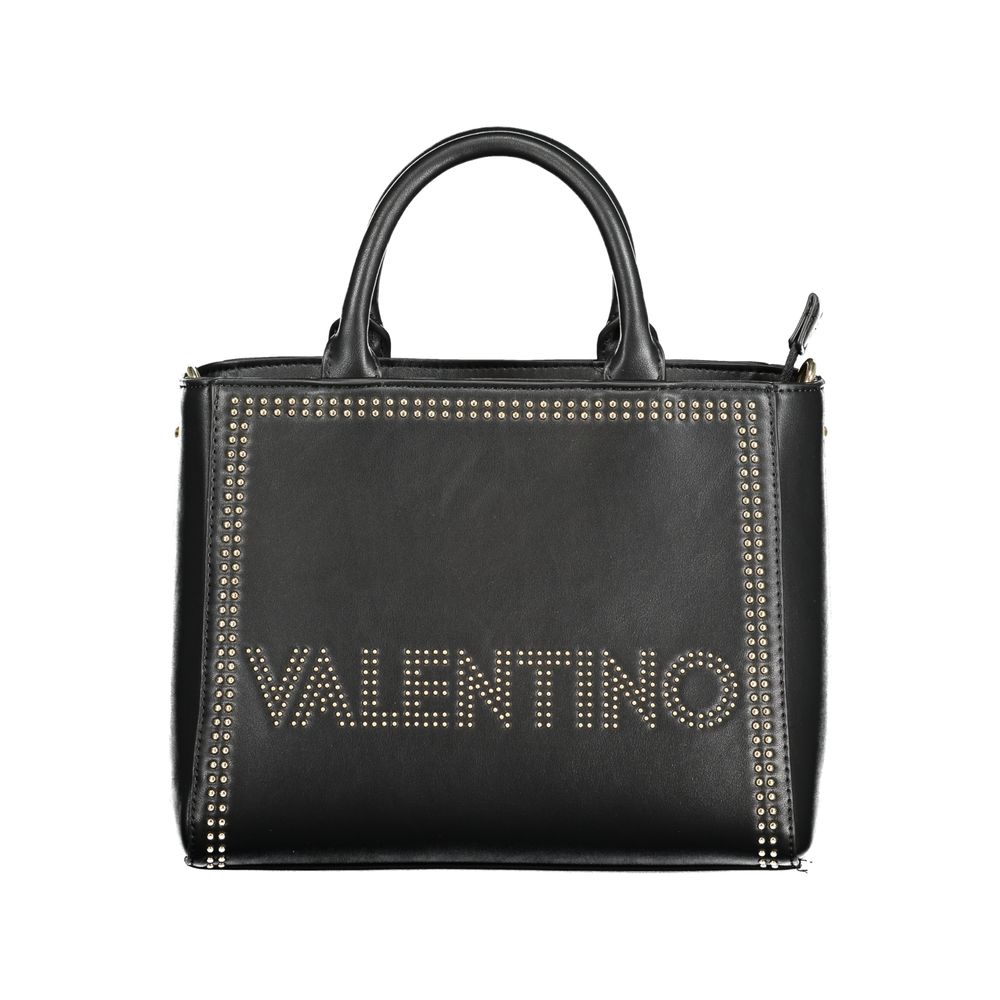 Mario Valentino Black Polyurethane Women Handbag