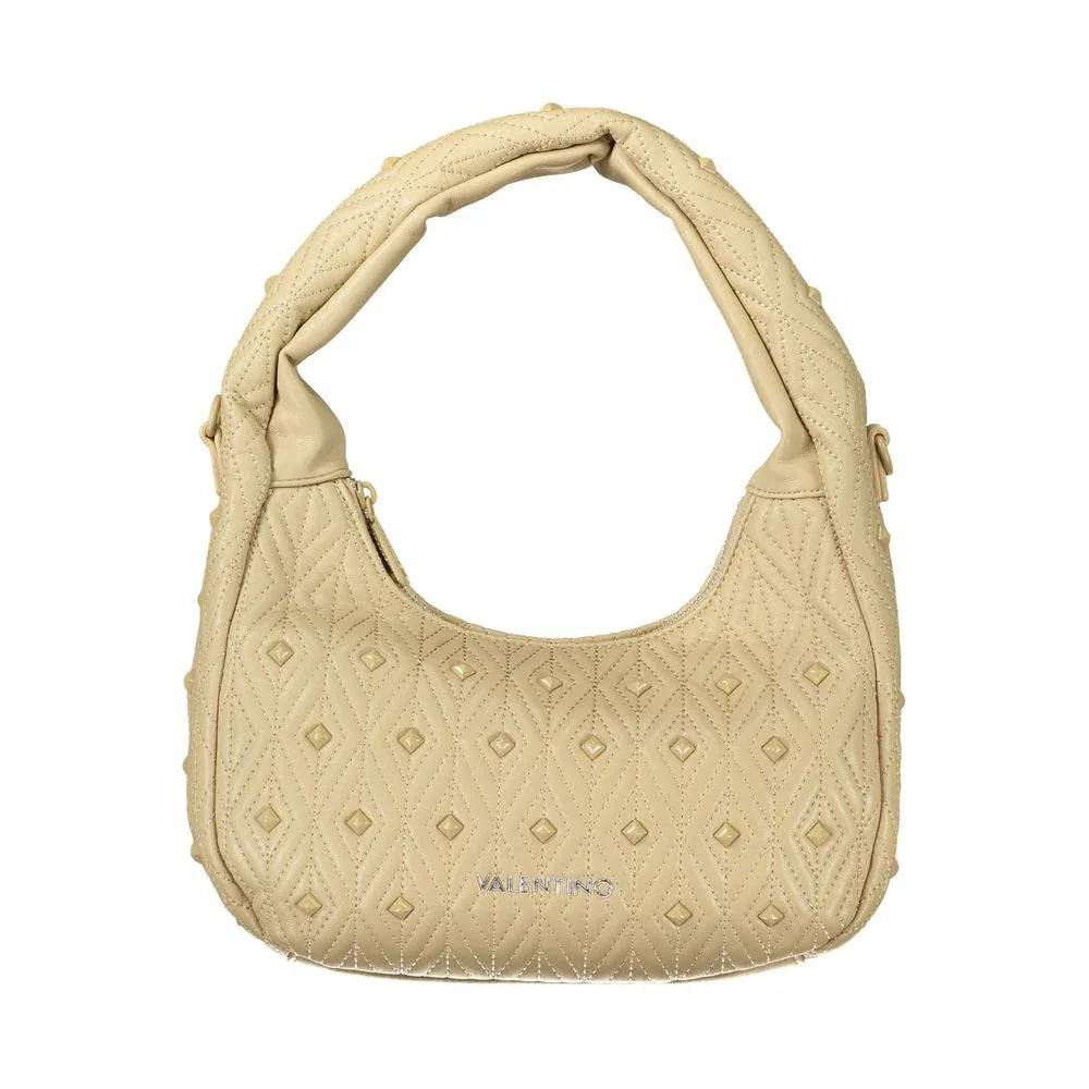 Mario Valentino Beige Polyurethane Women Handbag - Zeiniez
