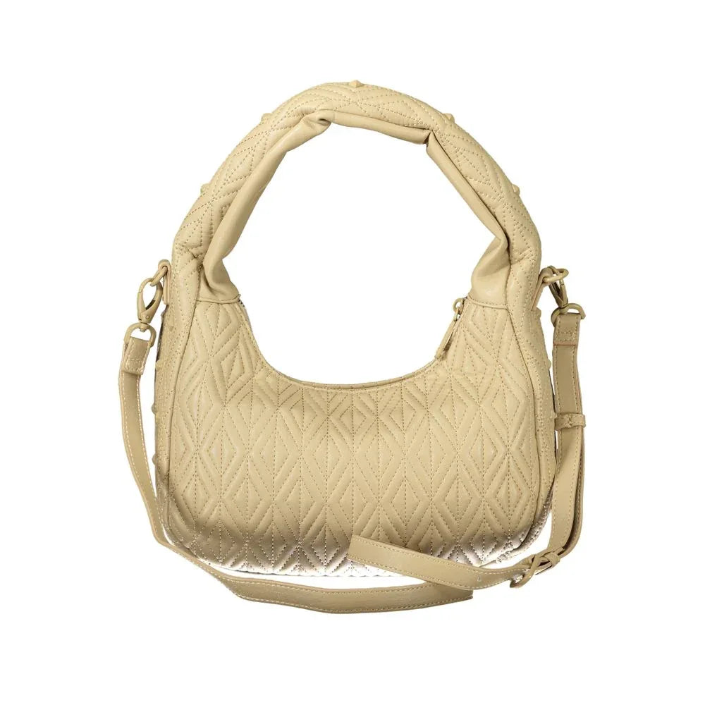 Mario Valentino Beige Polyurethane Women Handbag - Zeiniez