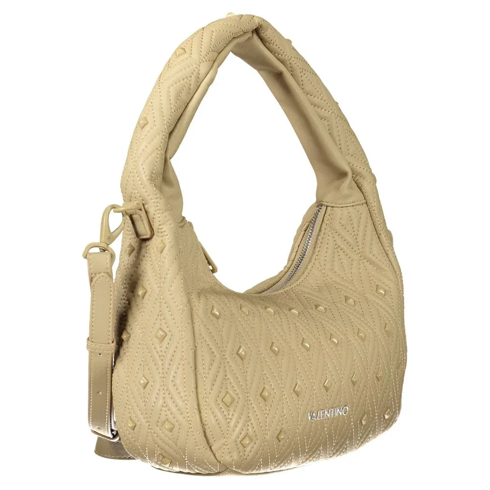 Mario Valentino Beige Polyurethane Women Handbag - Zeiniez