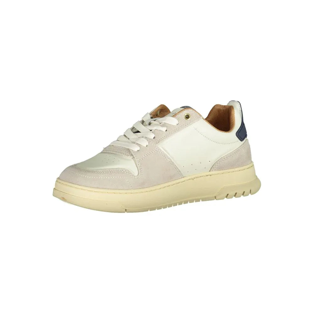 Blauer White Polyurethane Men Sneaker - Zeiniez