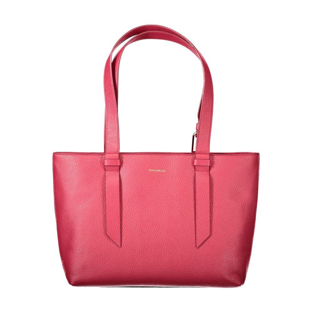 Coccinelle Rosso Leather Women Handbag - Zeiniez