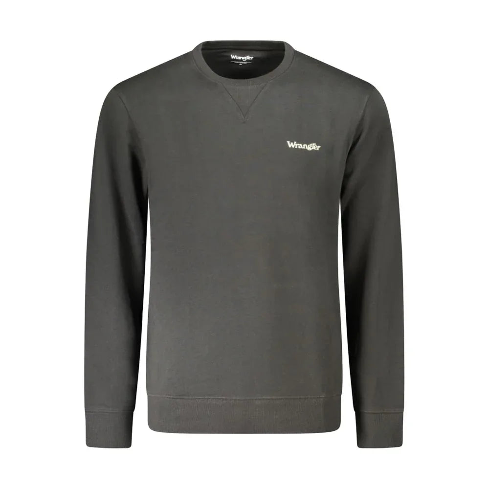 Wrangler Black Cotton Men's Sweatshirt - Zeiniez