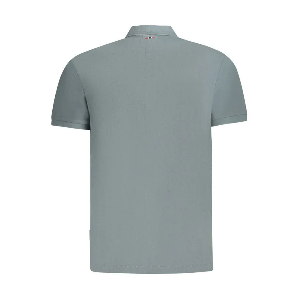 Napapijri Grigio Cotton Men Polo - Zeiniez