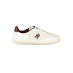 Tommy Hilfiger Beige Leather Women Sneaker - Zeiniez