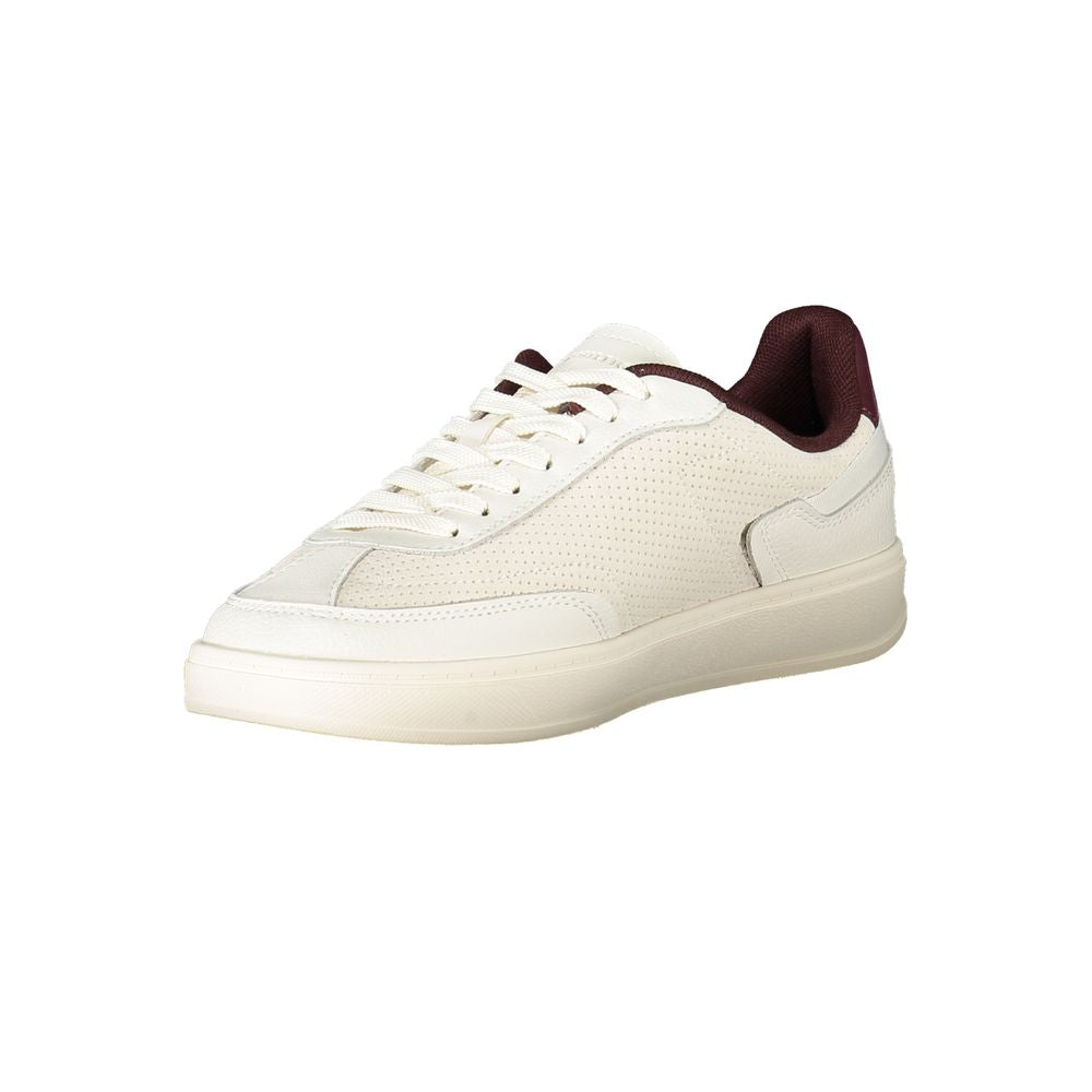 Tommy Hilfiger Beige Leather Women Sneaker - Zeiniez