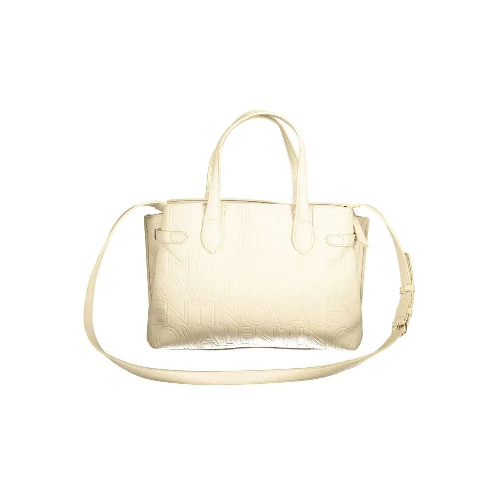 Mario Valentino Beige Polyurethane Women Handbag - Zeiniez