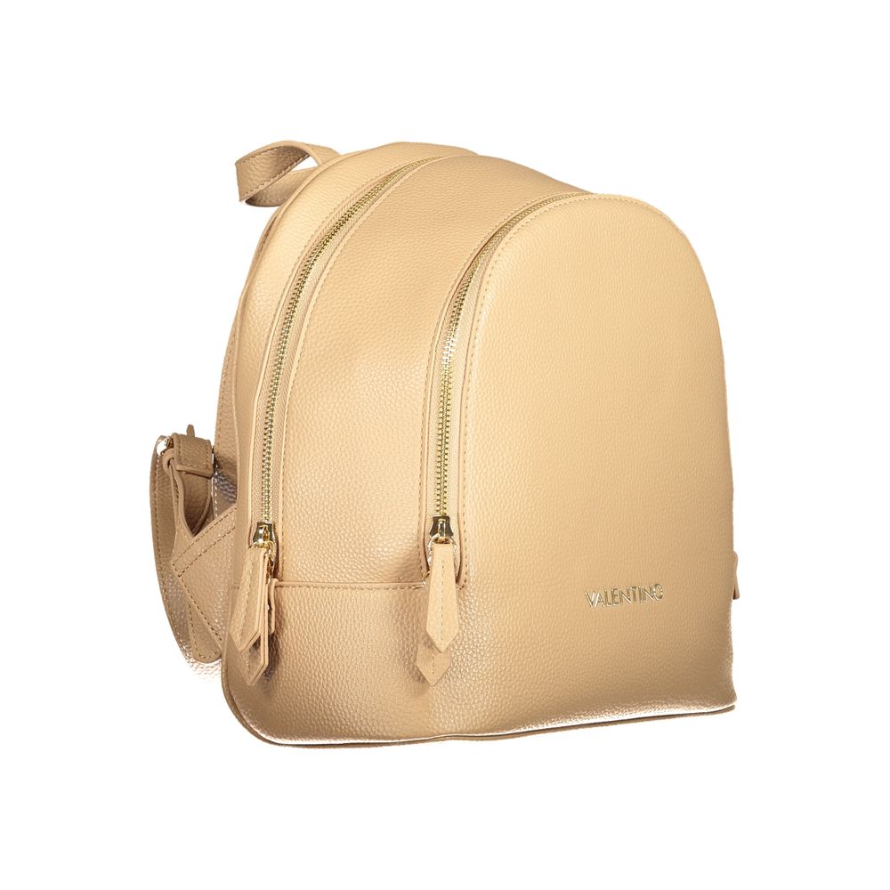 Mario Valentino Beige Polyurethane Women Backpack - Zeiniez