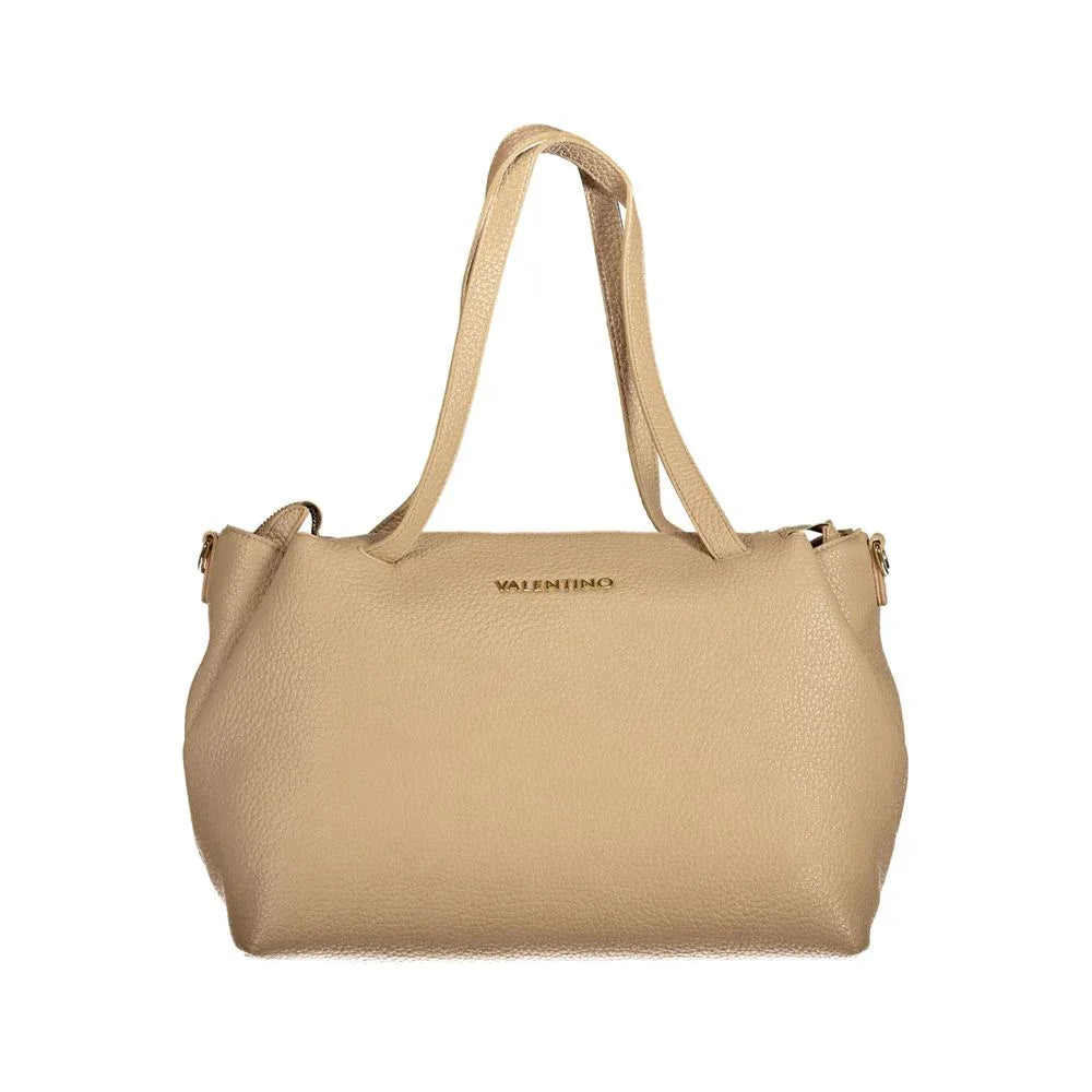 Mario Valentino Beige Polyurethane Women Handbag - Zeiniez