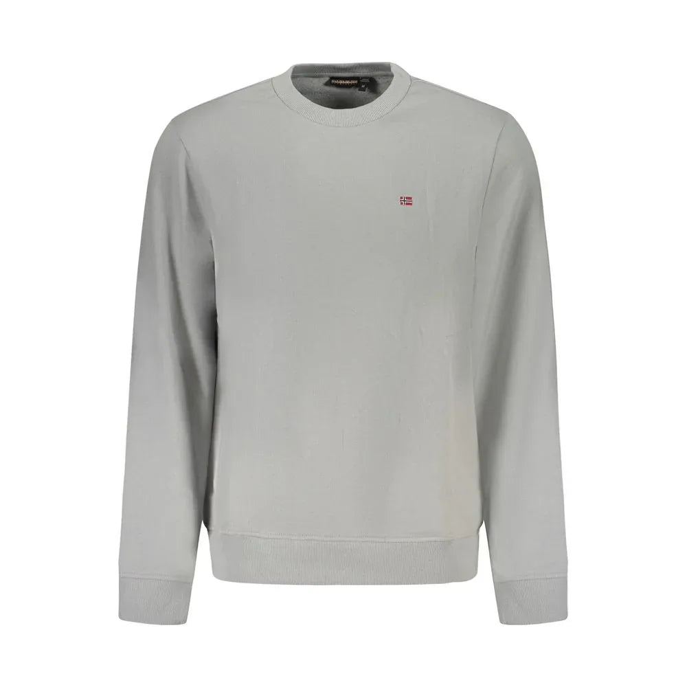 Napapijri Gray Cotton Men's Sweatshirt - Zeiniez