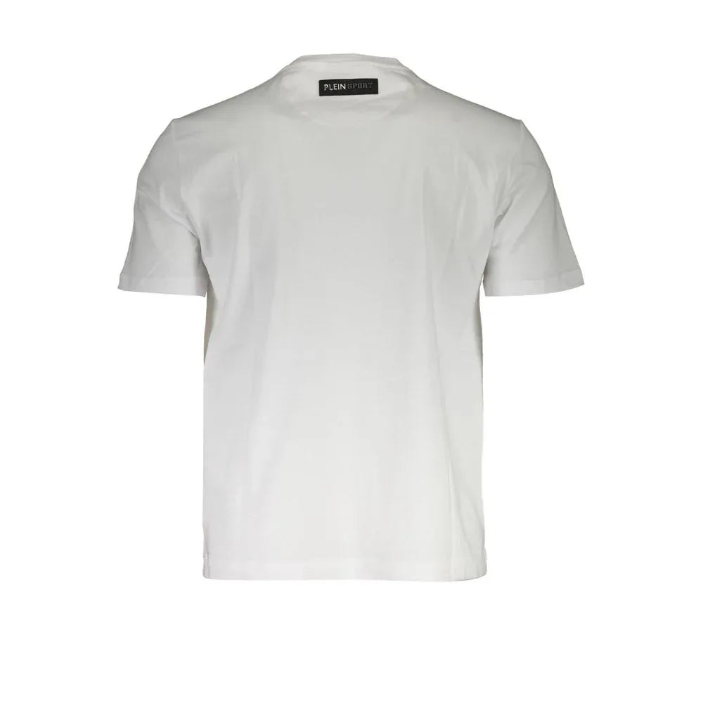 Plein Sport White Cotton Men T-Shirt - Zeiniez