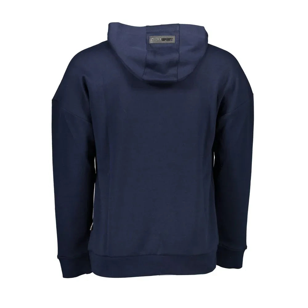 Plein Sport Blue Cotton Men's Sweatshirt - Zeiniez