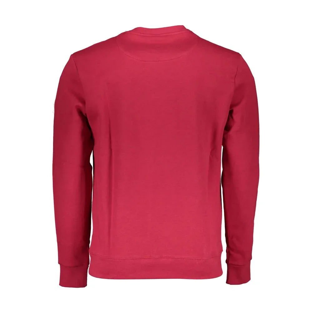 North Sails Red Cotton Men's Sweatshirt - Zeiniez