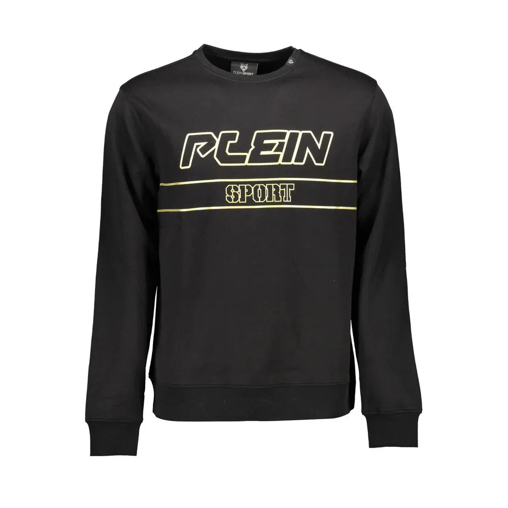 Plein Sport Black Cotton Men's Sweatshirt - Zeiniez