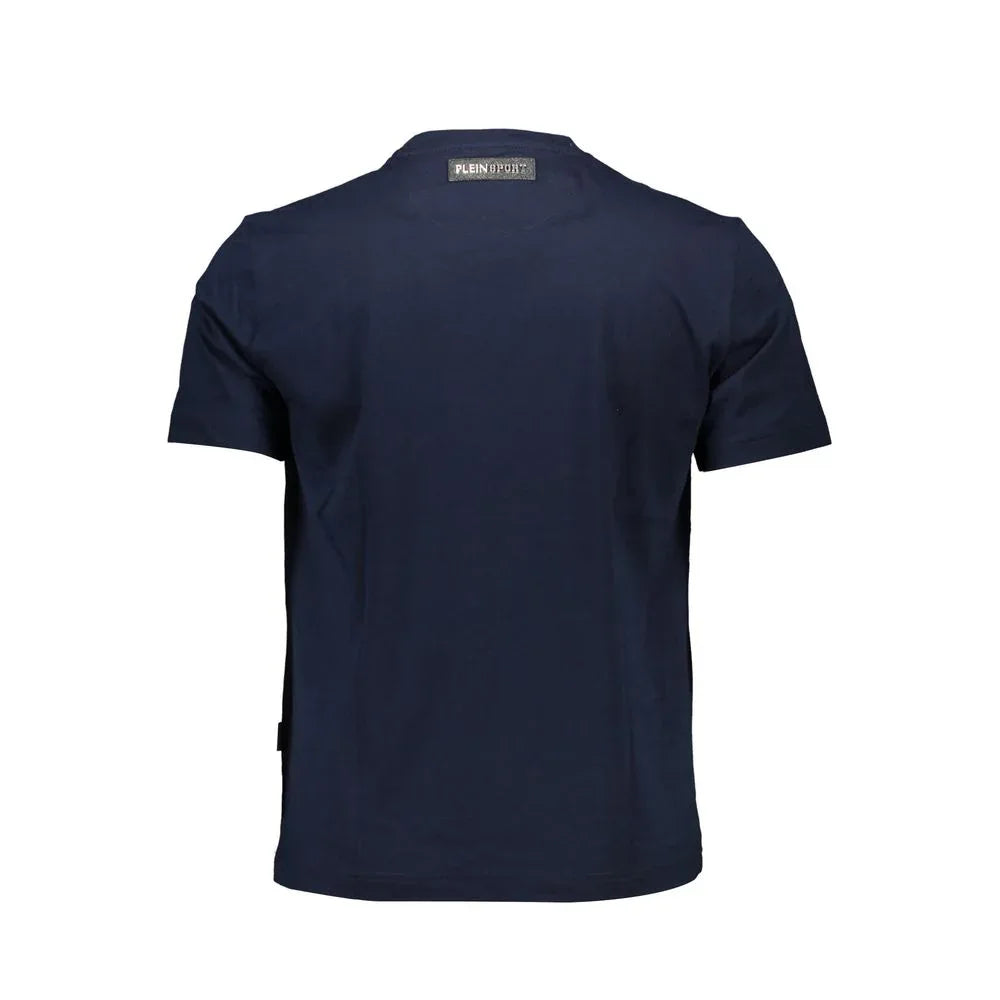 Plein Sport Blue Cotton Men T-Shirt - Zeiniez