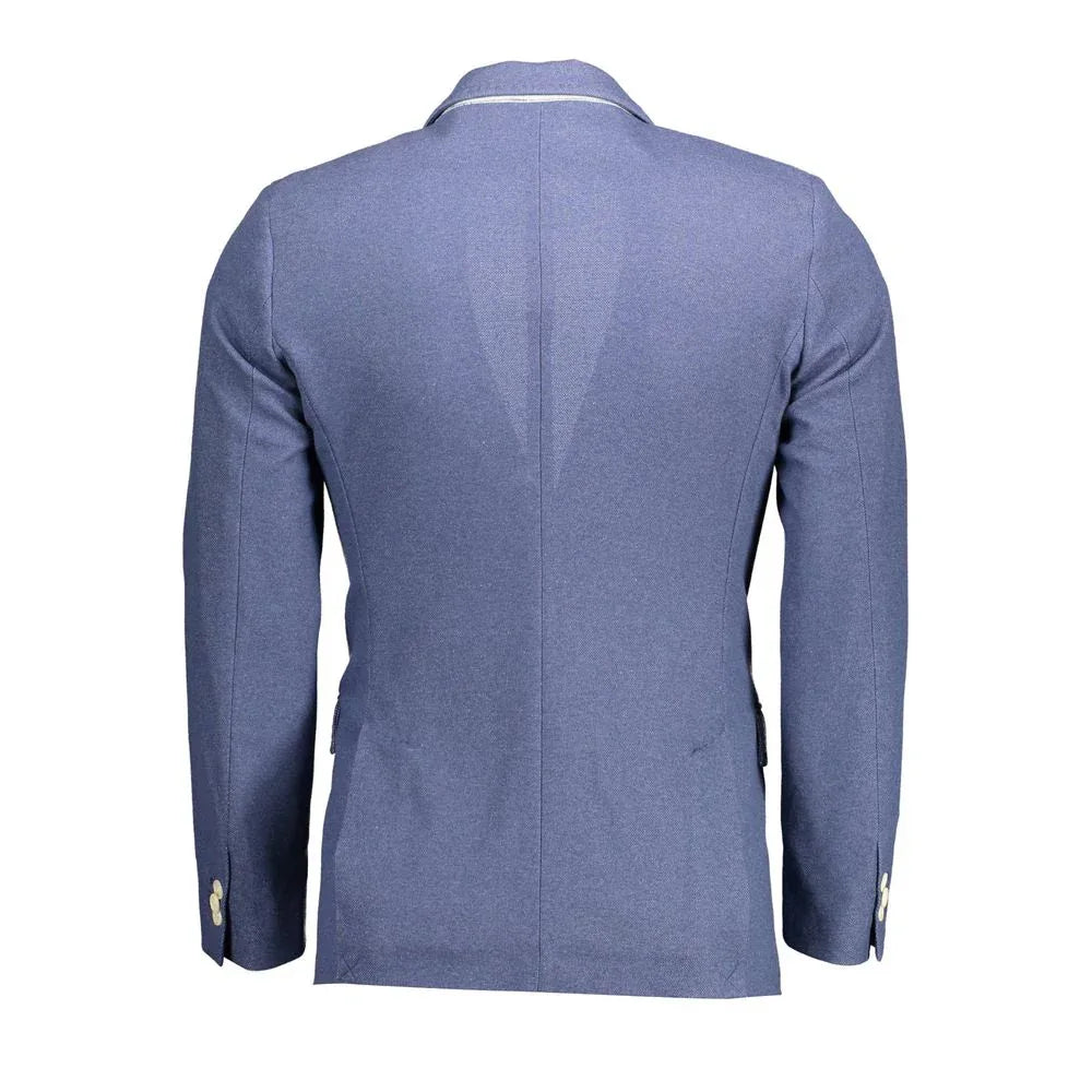 Gant Blue Polyester Men's Jacket - Zeiniez