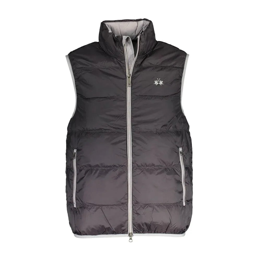 La Martina Nero Poliammide Mens Vest - Zeiniez
