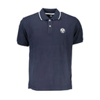 North Sails Blue Cotton Men Polo Shirt - Zeiniez