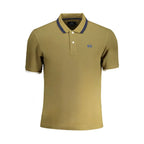 La Martina Verde Cotton Men Polo Shirt - Zeiniez