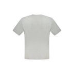 North Sails Gray Cotton Men's T-Shirt - Zeiniez