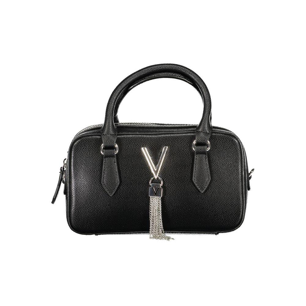 Mario Valentino Black Polyurethane Women's Handbag - Zeiniez