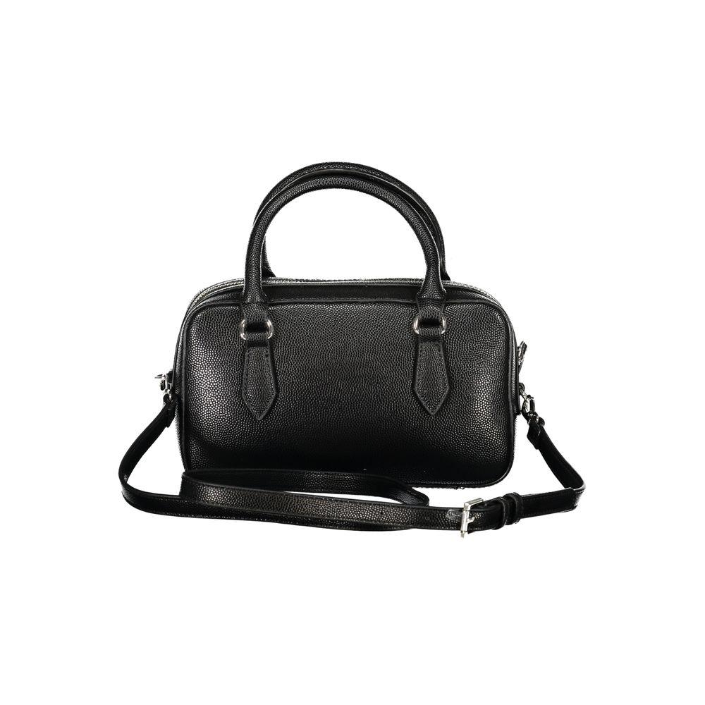 Mario Valentino Black Polyurethane Women's Handbag - Zeiniez