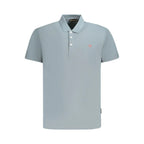 Napapijri Grigio Cotton Mens Polo - Zeiniez