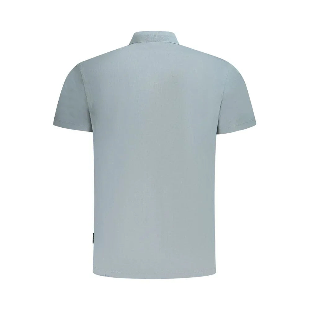 Napapijri Grigio Cotton Mens Polo - Zeiniez