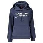 Tommy Hilfiger Blue Cotton Women's Hooded Sweatshirt - Zeiniez
