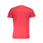 Cavalli Class Rosso Cotton Men T-Shirt - Zeiniez