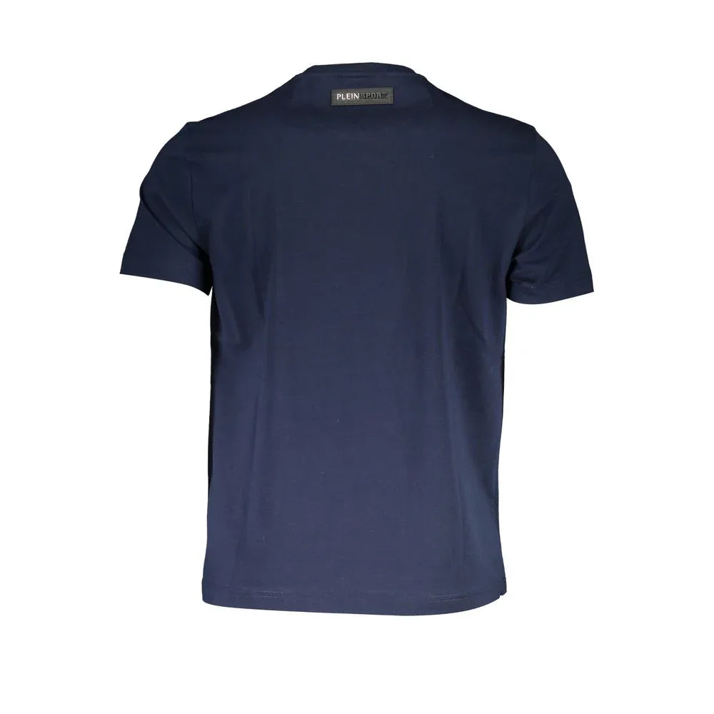 Plein Sport Blue Cotton Men T-Shirt - Zeiniez