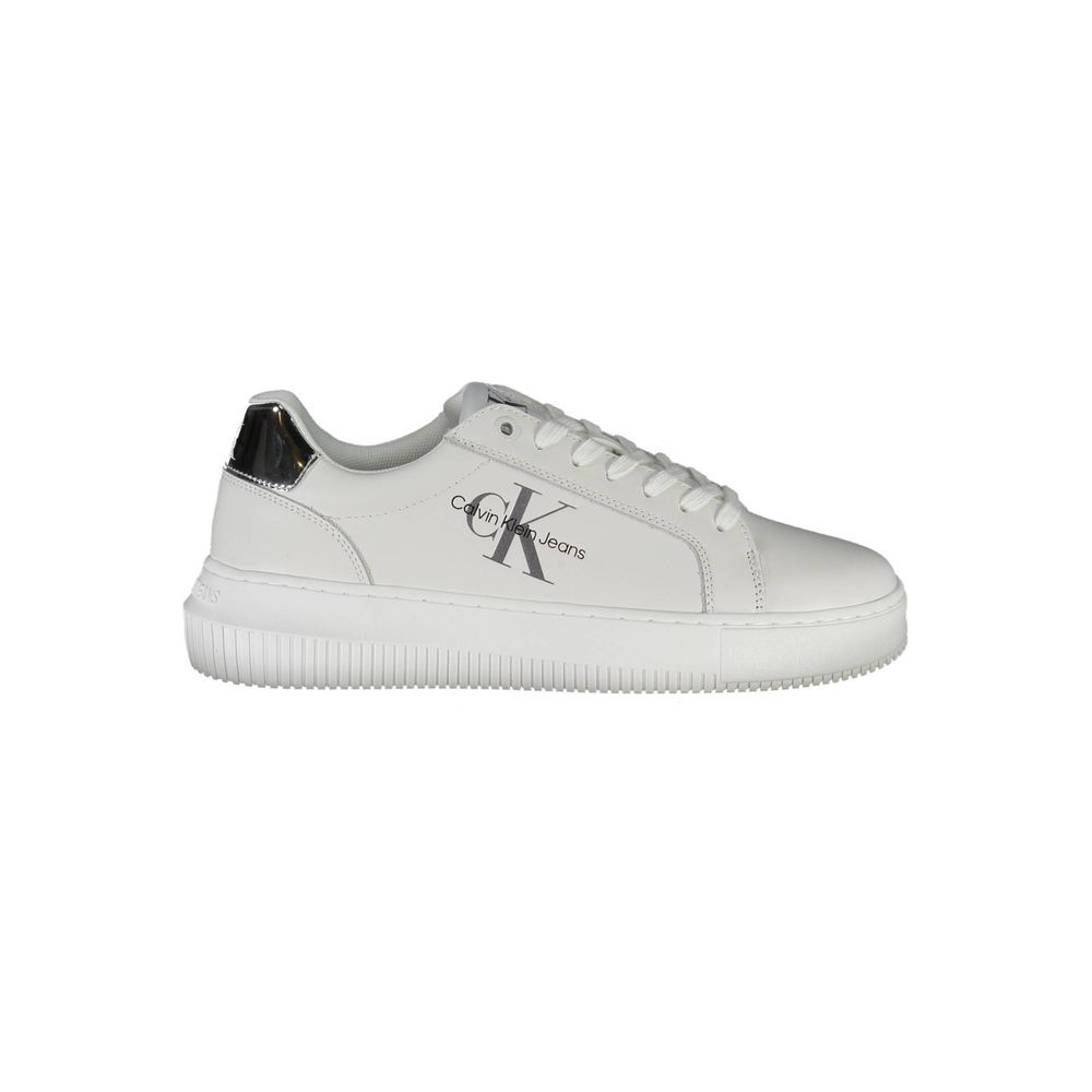 Calvin Klein Bianco Leather Women Sneaker - Zeiniez