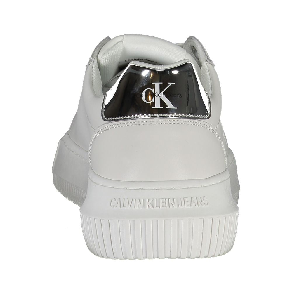 Calvin Klein Bianco Leather Women Sneaker - Zeiniez