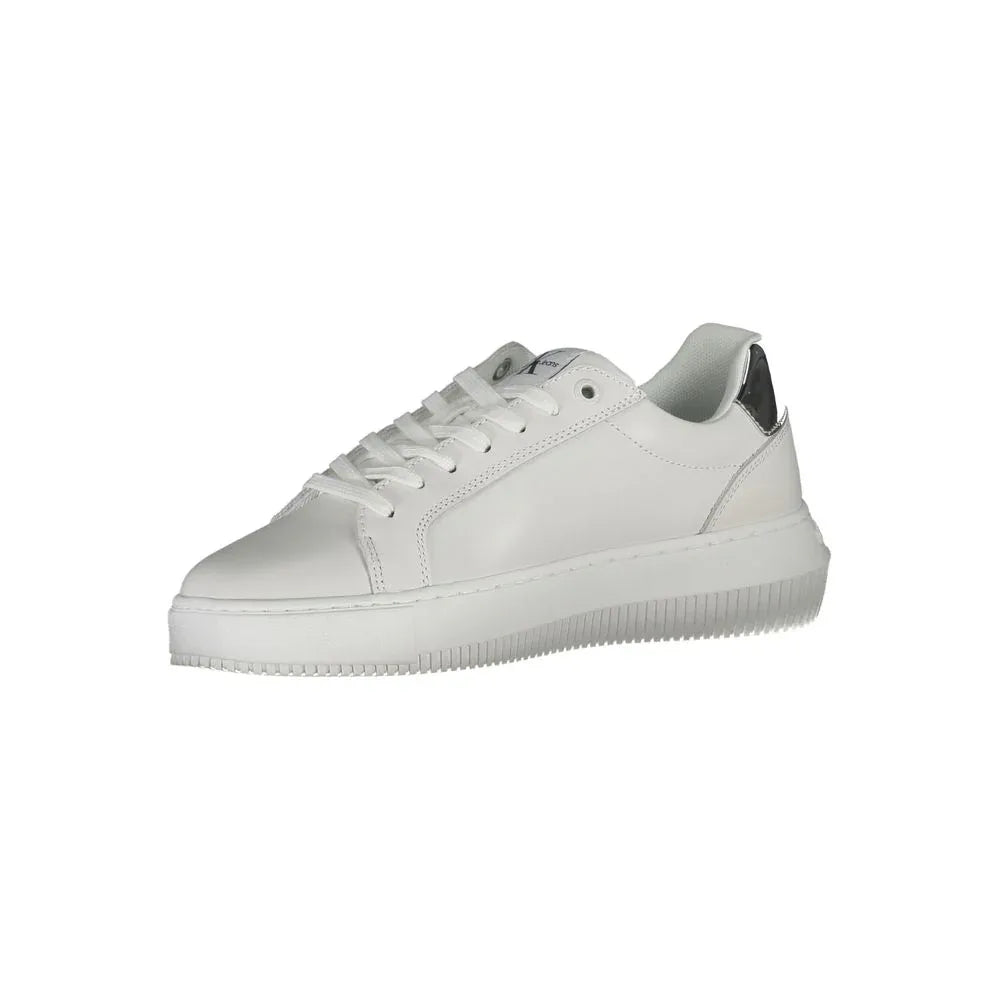 Calvin Klein White Leather Women Sneaker - Zeiniez