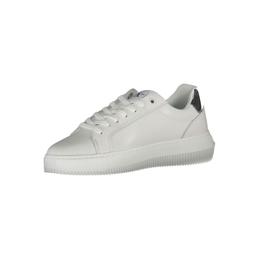 Calvin Klein Bianco Leather Women Sneaker - Zeiniez