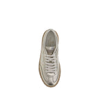 Valentino Garavani Gold Calf Leather Bos Taurus Low Top Sneakers