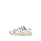 Valentino Garavani White Calf Leather Bos Taurus Low Top Sneakers - Zeiniez